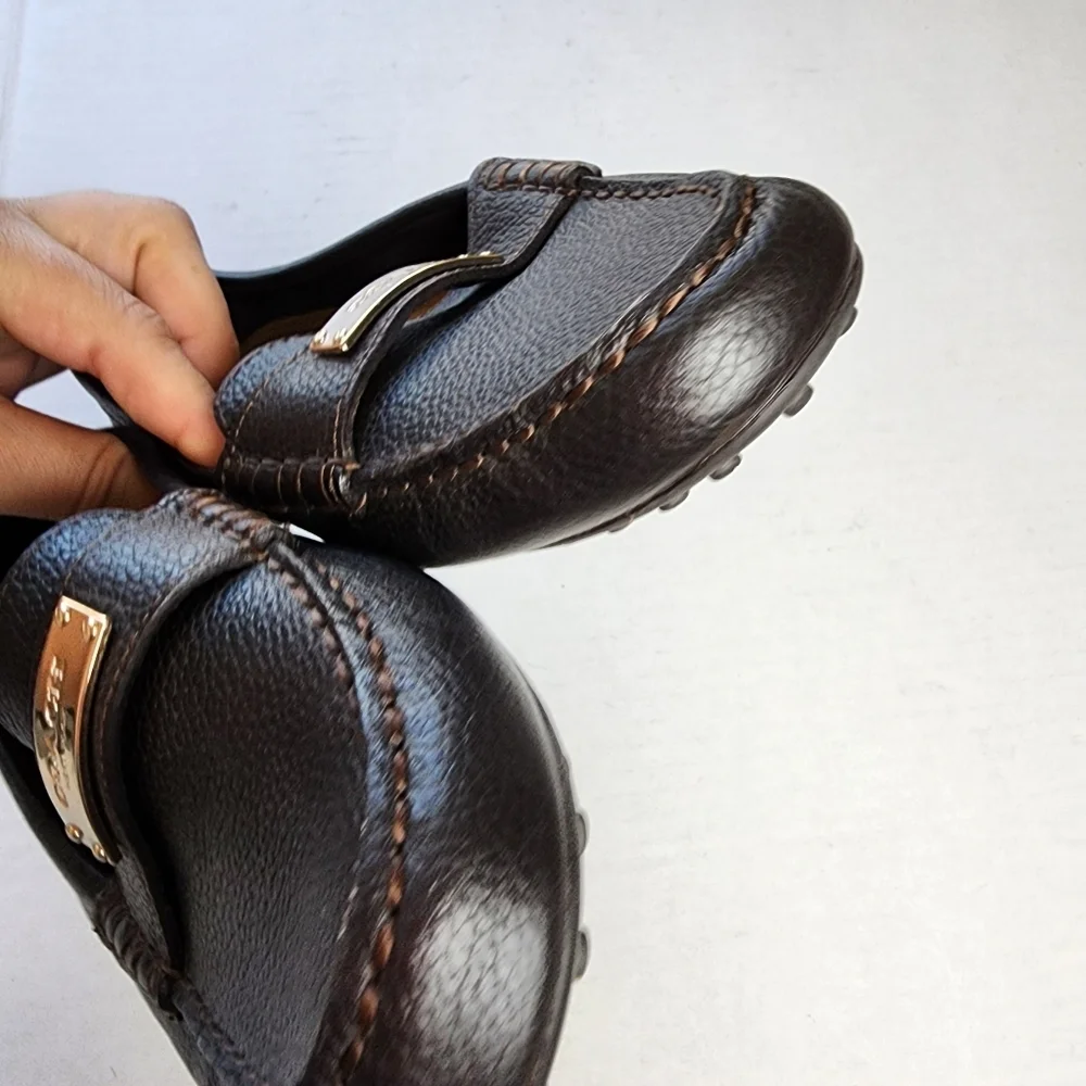 🌸Coach | Fredrica Leather Mocassins,‎ size 7.5